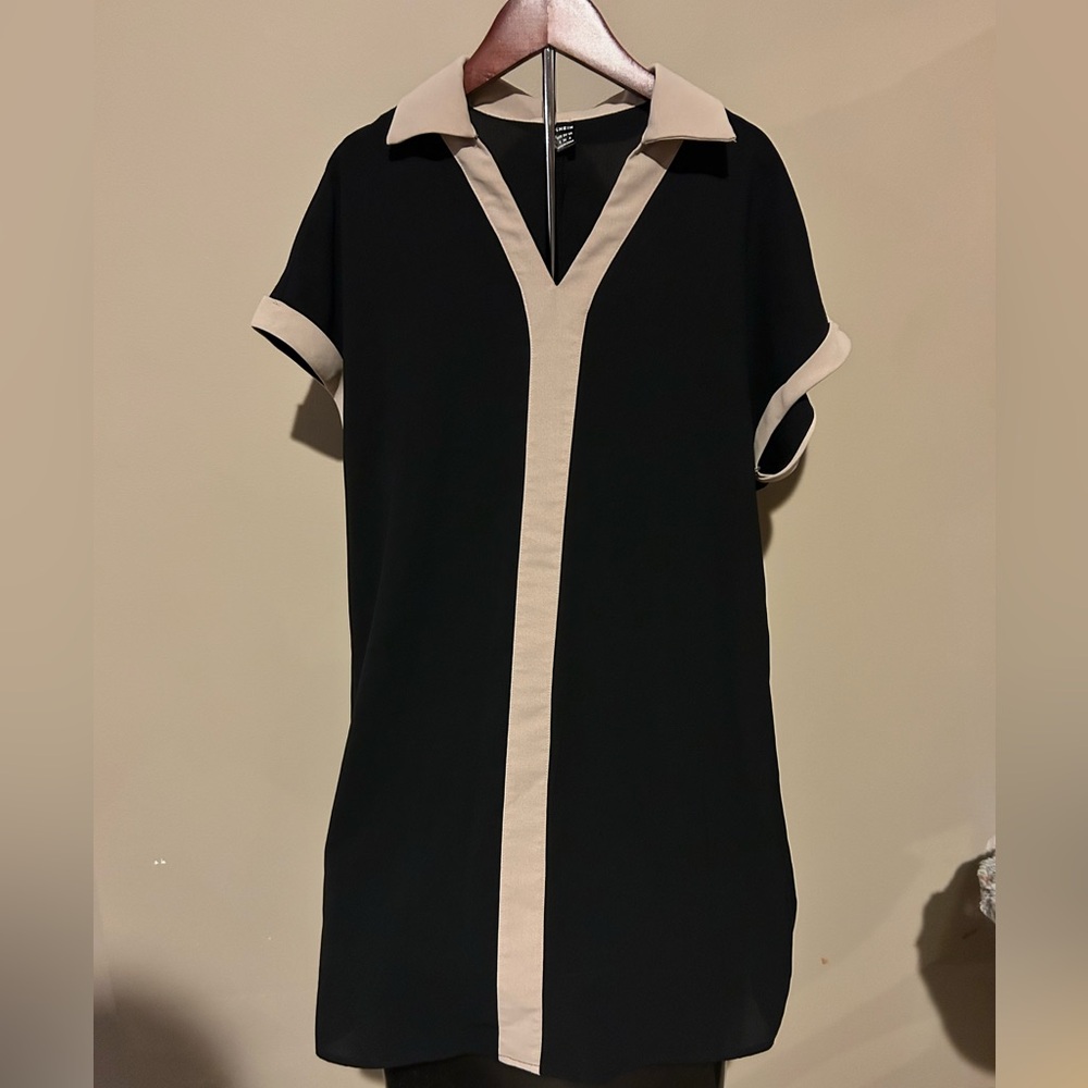 Black and Tan Dress